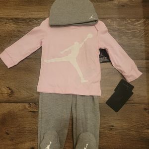 Jordan 3 piece set, infant size 9 months